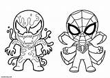 Venom Carnage Spider Meninos sketch template