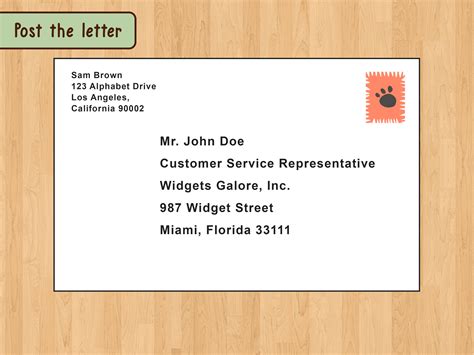 write  business address   envelope leah beachums template