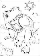 Upjers Ausmalbilder Ausmalen Trex Ausdrucken Primeval Tyrannosaurus sketch template