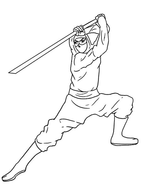 ninja samurai coloring pages coloring pages