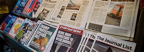 fake newsstand prints headlines   internet  real newspapers