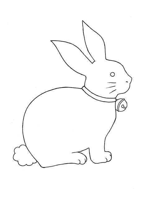 easter bunny printable template