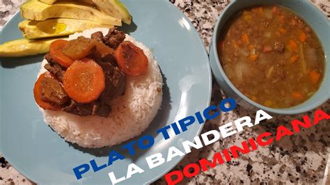 Como Cocinar La Bandera Dominicana Plato Típico Youtube