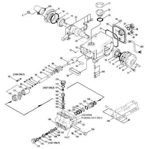 cat pumps parts diagrams