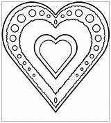 Ausdrucken Herz Valentines Crayola sketch template