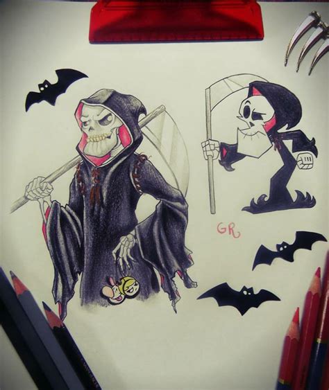 Grim Reaper In Anime Style The Grim Adventures Of Billy