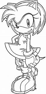 Coloring Amy Rose Perfect Cute Wecoloringpage Pages sketch template