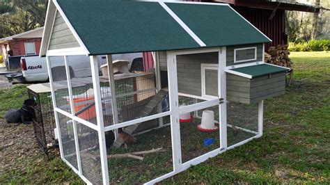 tsc big green coop with new run backyard chickens