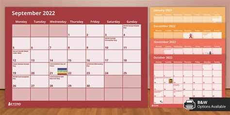 Rse Calendar Teacher Made Twinkl