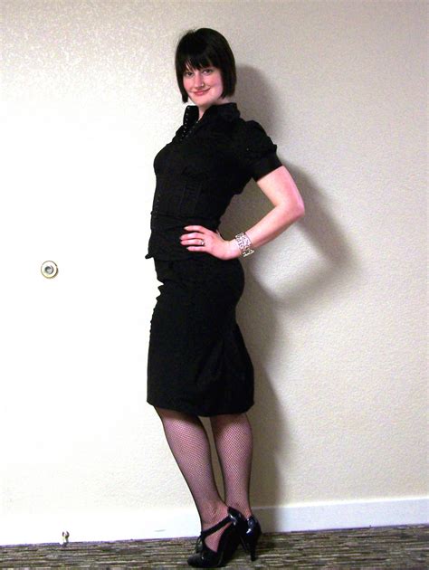 Fashion Tights Skirt Dress Heels January 2012