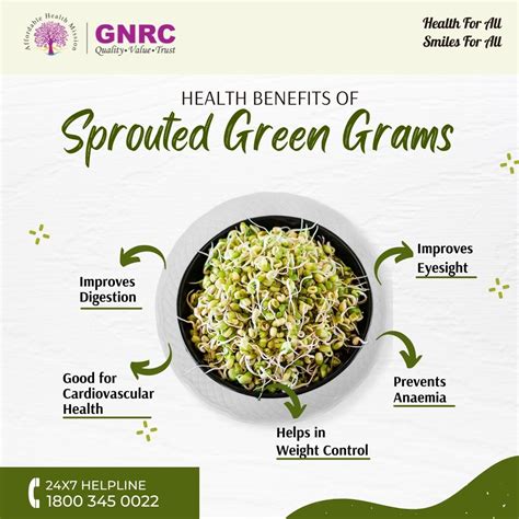 health benefits   sprouted moong
