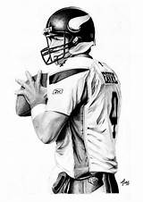 Brett Favre Nfl Pencil Player Drawings Drawing Vikings Pages Football Coloring Minnesota Drawn Deviantart Farve Imgur Paintingvalley sketch template