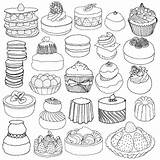 Coloring Pages Desserts Color Comments sketch template