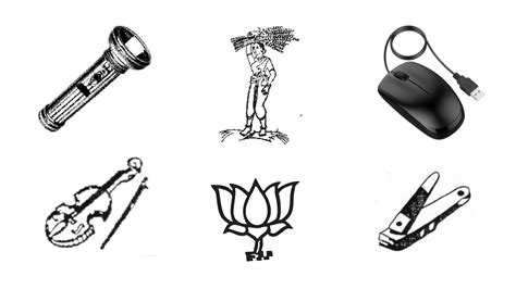 indias ballot    offbeat symbols   political parties ncpr news