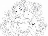 Elena Coloring Pages Undercover Avalor Princess Drawing Kc Getdrawings Color Print Printable Getcolorings sketch template