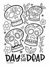 Dead Coloring Sheet sketch template