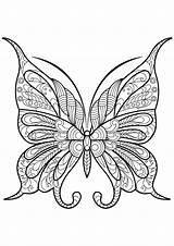 Papillon Papillons Colorare Farfalle Insectes Colorier Coloriages Insectos Motifs Vlinders Insetti Jolis Adulti Moeilijk Mariposas Adultes Immagini Enfants Justcolor Ausmalbilder sketch template