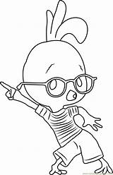 Coloring Look Chicken Little Pages Coloringpages101 sketch template