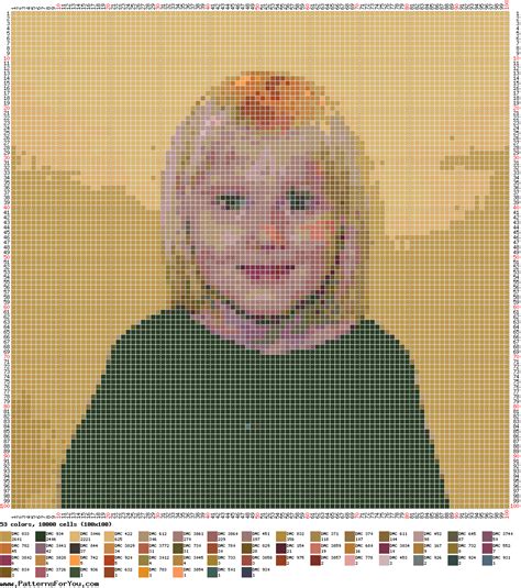 convert image  cross stitch pattern   meta pictures