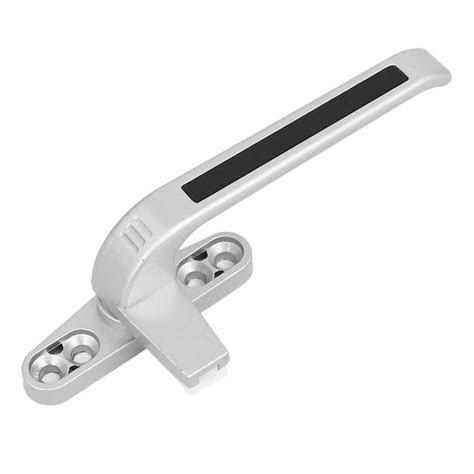 casement window zinc alloy  hand locking handle silver gray  screws walmartcom