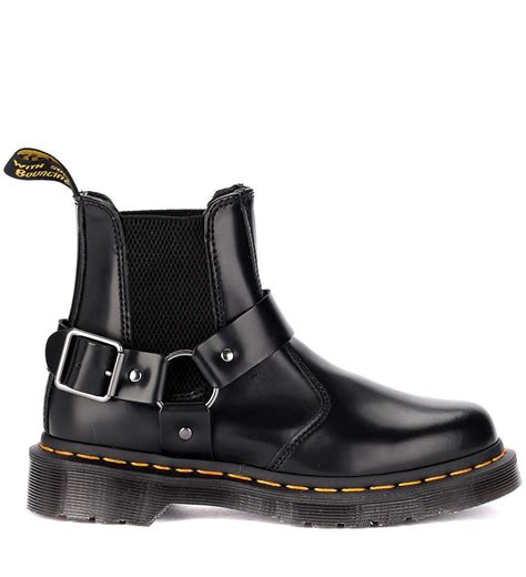 price   market  italist dr martens dr martens wincox black leather ankle boots