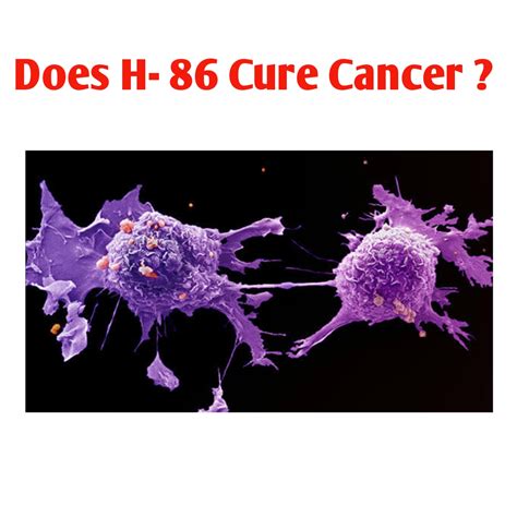 does h86 cure cancer public health