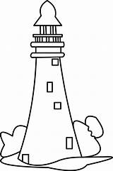 Coastline Coloring Designlooter Lighthouse Pages sketch template