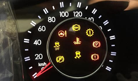 dashboard warning lights problem meanings