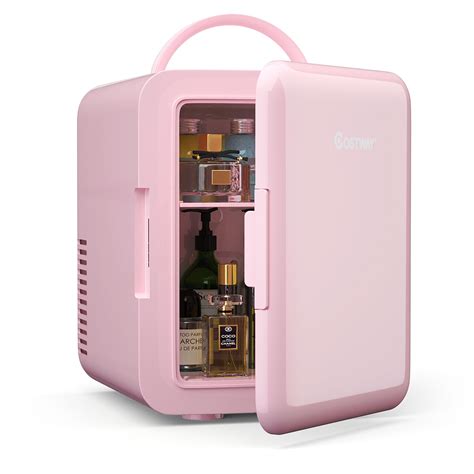 costway  liter mini fridge portable cooler warmer makeup skincare