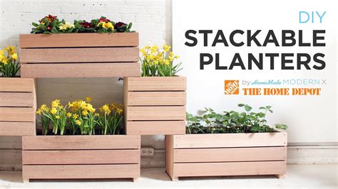 vertical garden   diy stackable planters youtube