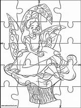 Puzzles sketch template