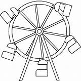 Wheel Ferris Coloring Drawing Pages Template Simple Clipart Library Color Designlooter Printable Drawings Collection Getcolorings Paintingvalley Comments 95kb 607px Starry sketch template