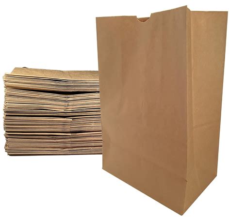 large paper grocery bags xx kraft brown heavy duty sack  lbs