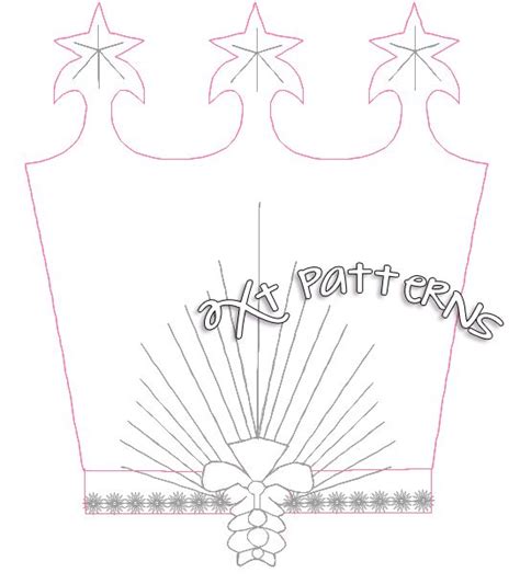 glinda  good witch crown template printable printable templates