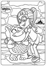 Vampirina Bridget Gregoria Kolorowanki Colorare Coloringoo Bestcoloringpagesforkids Dla Sheets Wydruku sketch template