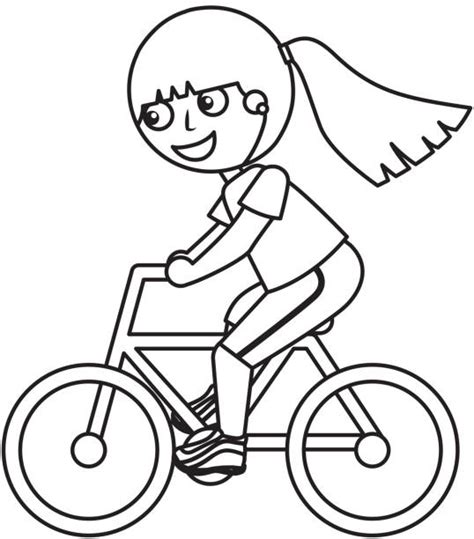 royalty free biker girl clip art vector images and illustrations istock