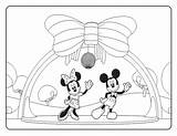 Coloring Clubhouse Bestcoloringpagesforkids Minnie sketch template