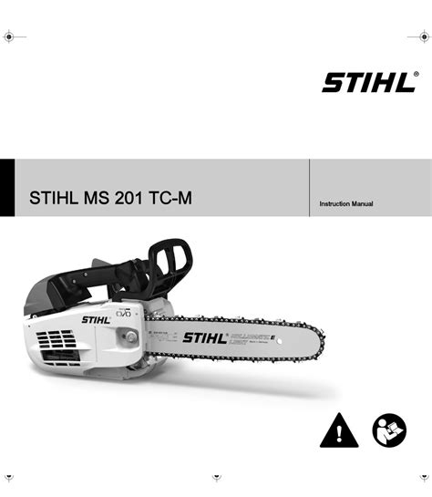 stihl ms  tc  instruction manual   manualslib