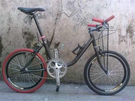 custom mini track bicycle sepeda