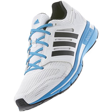 adidas mens revenergy boost running shoes whitesolar blue