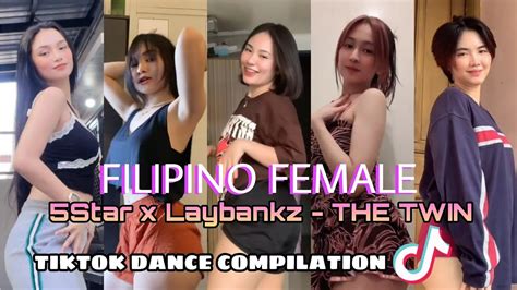 filipino female 5star x laybankz the twin tiktok dance challenge