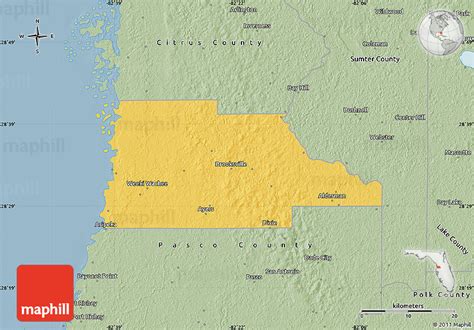 savanna style map  hernando county