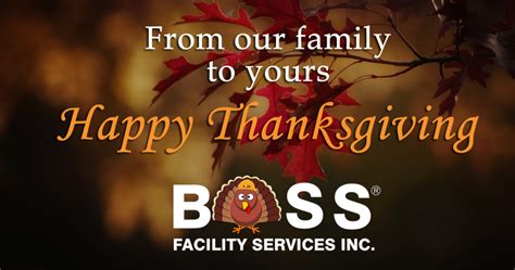 happy thanksgiving boss