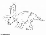 Coloring Pages Jurassic Fallen Kingdom Dinosaur Pentaceratops Kids Printable Color sketch template