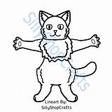 Coloring Furry sketch template