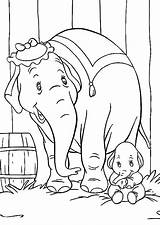 Dumbo Coloring Pages Baby Disney Mom Mother Elephant Book Online Colour Printable Kidsdrawing Drawing Cool Mrs Kids Animal Choose Board sketch template