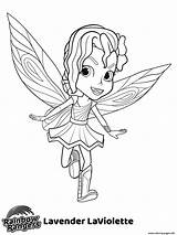Coloring Rainbow Rangers Laviolette Lavender Pages Fairy Little Printable sketch template