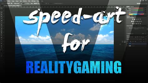 speed art pour realitygaming  kev youtube