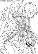 Seiya Saint Athena Deviantart Choose Board Artwork sketch template