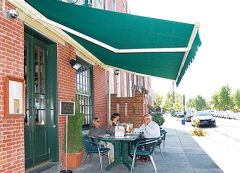 commercial awnings restaurant store business awnings aristocrat restaurant awnings